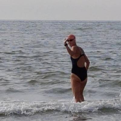 De eerste zeetraining